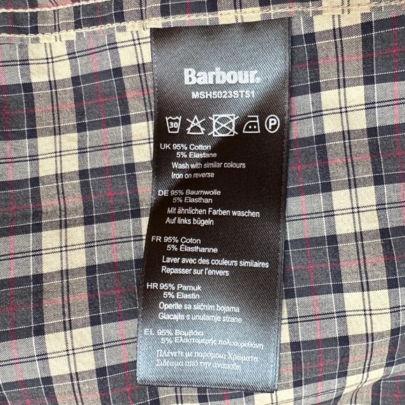 Barbour tartan shirt - Picture 8 of 8